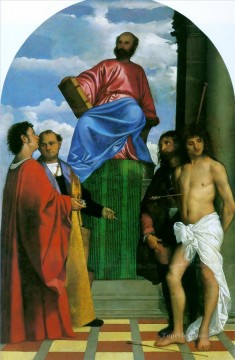 聖マルコ即位ティツィアーノ・ティツィアーノ Oil Paintings